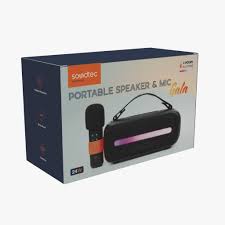 Soundtec Portable Speaker & Wireless Microphone Karaoke FM
