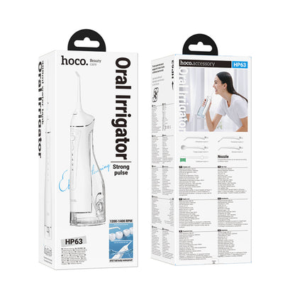 Portable Electric Oral Irrigator – Rechargeable Water Flosser for Deep Teeth Cleaning
