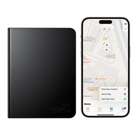 Apple Find My Passport Cover with 4 Storage Layers Waterproof