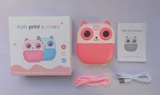 Kids Camera Instant Print With Selfie HD