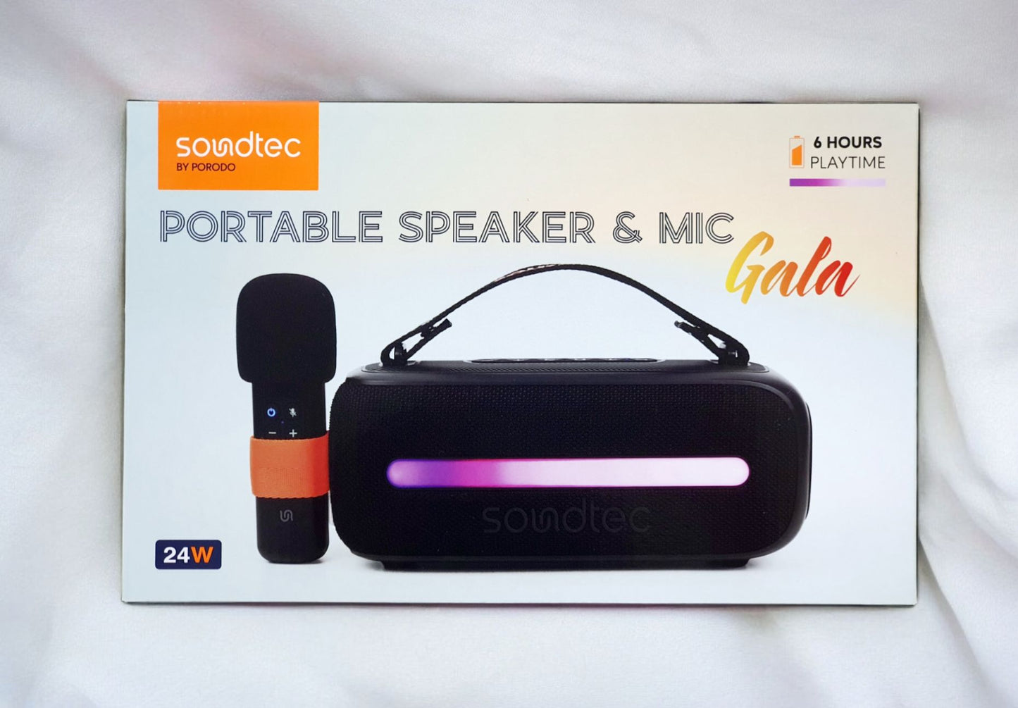 Soundtec Portable Speaker & Wireless Microphone Karaoke FM