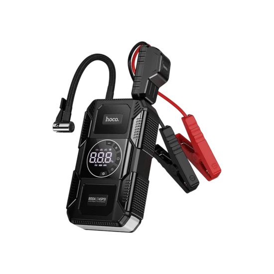 Car Jump Starter & Portable Tire Inflator – Battery Booster with Air Pump