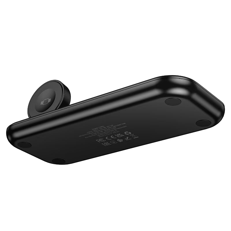 Tabletop Wireless charger for Phone Watch & Airpods - White