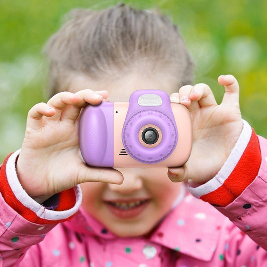 Children Camera Photo & Video With Selfie - Pink