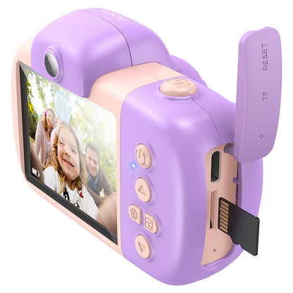 Children Camera Photo & Video With Selfie - Pink
