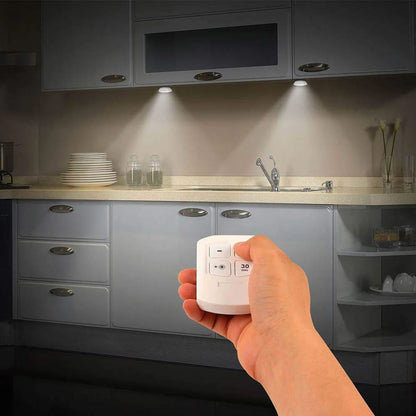 Led Light With Remote Control Set Of 3