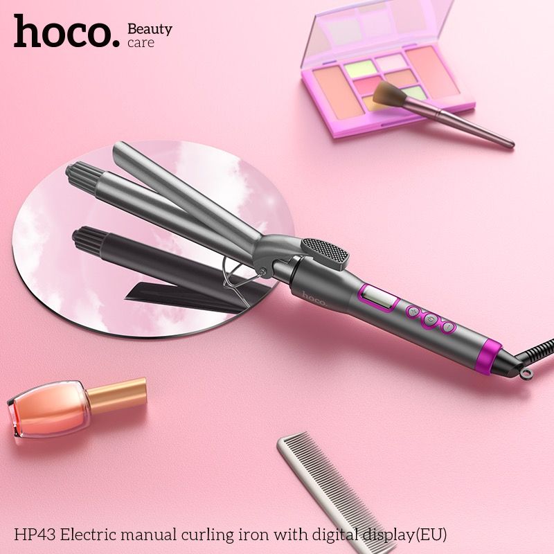 Electric Curling Iron With Digital Display