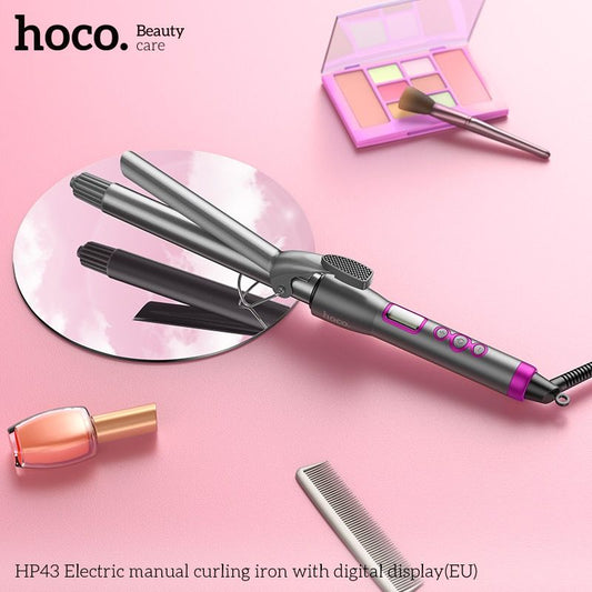 Electric Curling Iron With Digital Display