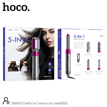 5-in-1 Warm-Air Comb 3-Level Temperature Control